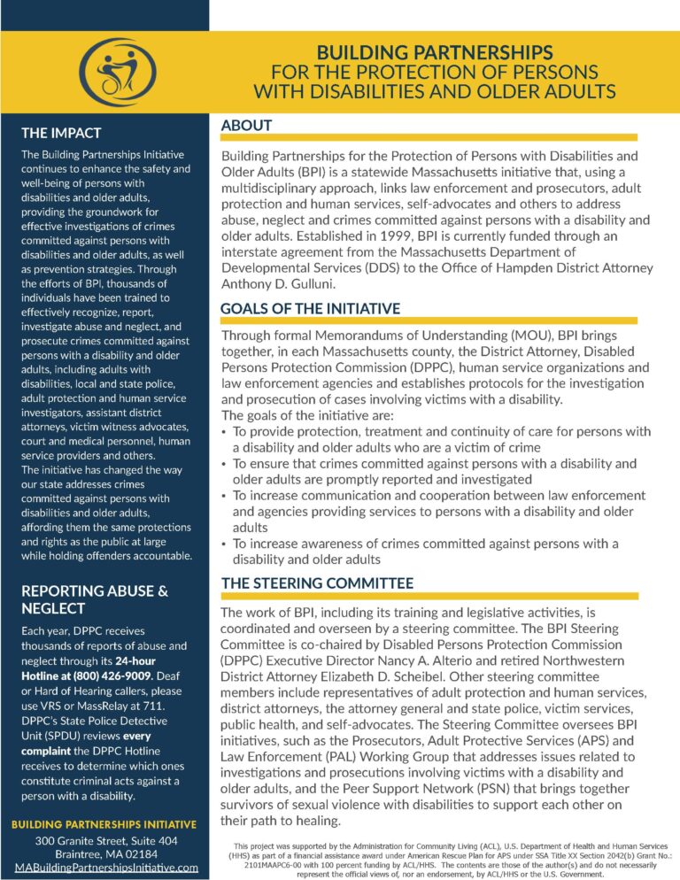 This is a clickable image which includes information about the Building Partnerships Initiative